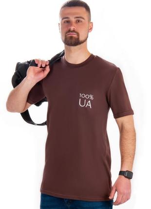 Патріотична футболка з гербом, з тризубом чоловіча сіра, червона, чорна, хакі5 фото