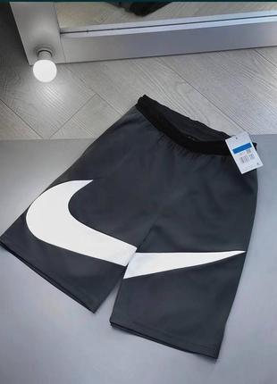 Шорти nike big swoosh чоловічі сірі