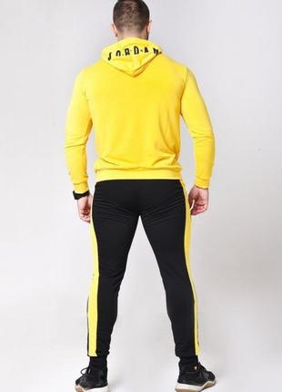 Спортивный костюм nike jordan желтый4 фото