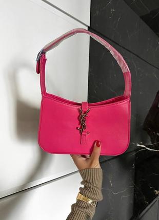 Hobo pink яскрава малинова рожева жіноча сумочка під бренд яркая сумка малиновая розовая брендовая10 фото