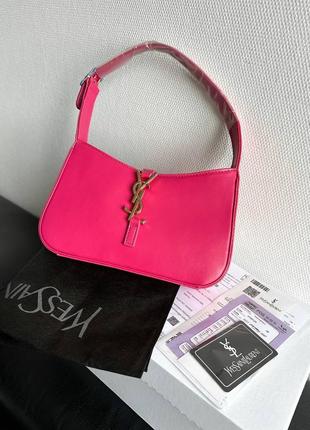 Hobo pink яскрава малинова рожева жіноча сумочка під бренд яркая сумка малиновая розовая брендовая9 фото