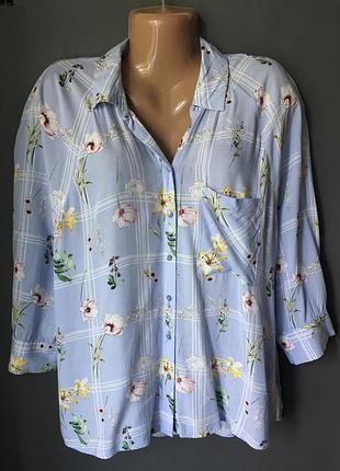 Сорочка з квітковим принтом