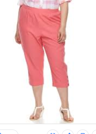Стильные капри с тонкой натуральной ткани