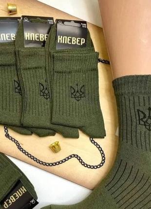 Мужские военные трекинговые носки с гербом
