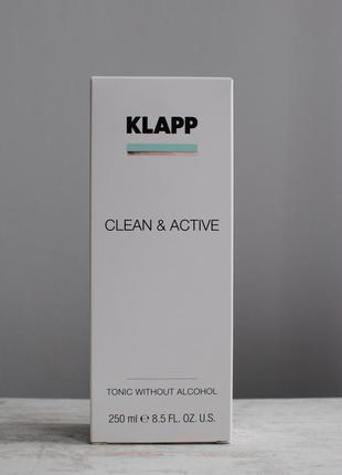 Klapp clean &amp; active tonic without alcohol, 250 ml