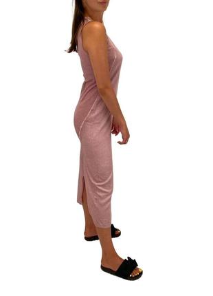 Длинное платье diesel розового цвета2 фото