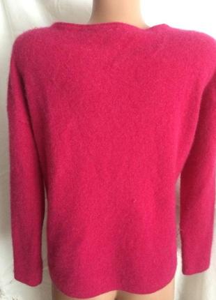 Джемпер 100% кашемір фуксія 2