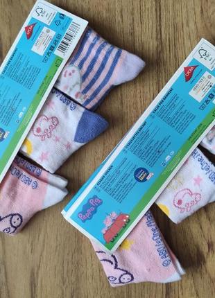 Детские носки свинка пепа peppa рig