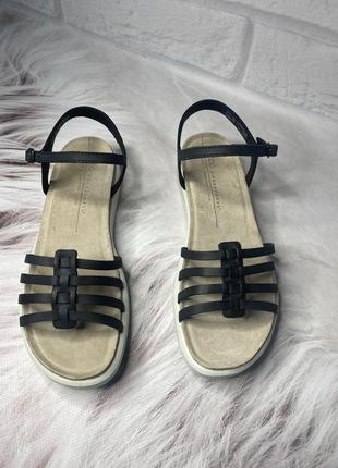Женские, кожаные босоножки ecco corksphere sandal, оригинал - 38р, 39р, 40р, 41р2 фото
