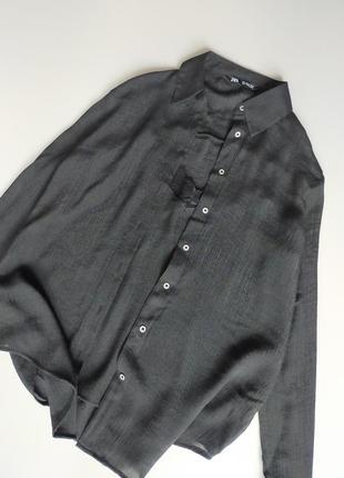 Zara рубашка с топом с кружевом3 фото