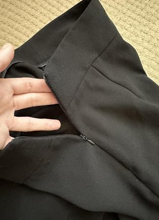 Черные брюки свободного кроя, кюлоты zara5 фото