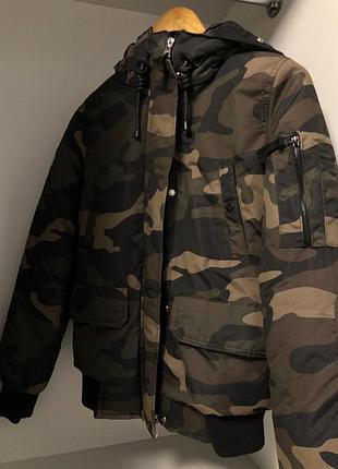 Куртка bershka камуфляж