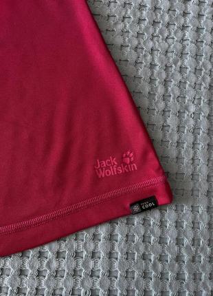 Малинова майка спортивна jack wolfskin4 фото