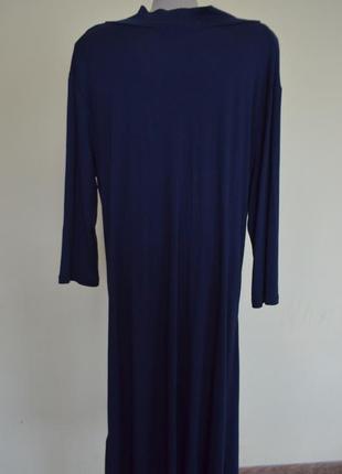 Красивое трикотажное платье -двойка свободного фасона длинный рукав6 фото