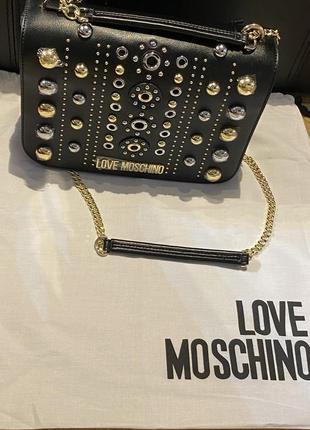 Сумка оригинал новая love moschino8 фото