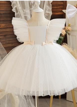 Сукня у білому кольорі 80-120 см