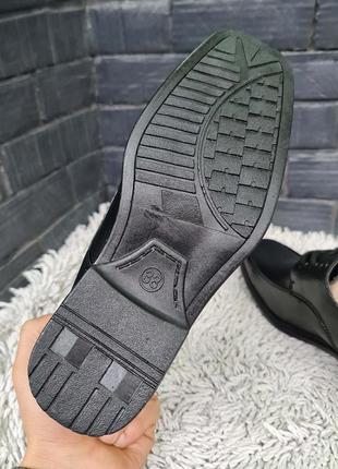 Подростковые туфли kongfu оригинал 33-38р. 12001 black8 фото