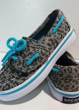 Детские оригинальные кеды мокасины топсайдеры sperry top sider из сша