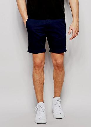 Шорти чоловічі reserved vt620-59x slim fit navy blue