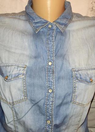 Женская джинсовая рубашка, весна, 42-442 фото