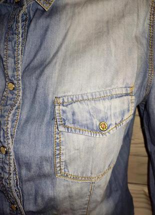 Женская джинсовая рубашка, весна, 42-444 фото