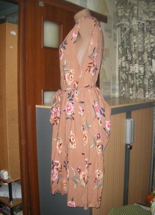 Комфортное платье без рукавов с пояском, размер xl - 18 - 523 фото