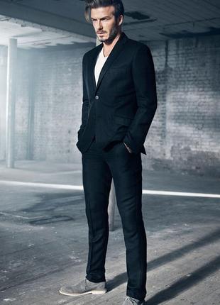 H&amp;m by david beckham звужені штани slim fit  ⁇  м розмір9 фото