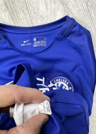 Nike футболка chelsea 8-10 лет до 137см футбольная темно-синяя2 фото