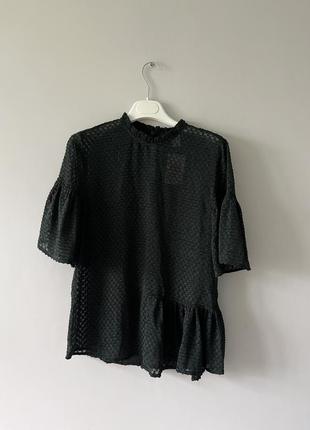 H&m напівпрозора блуза1 фото