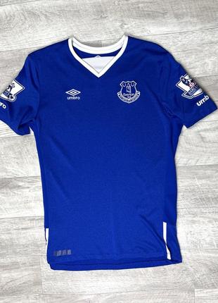 Umbro футболка xs размер до 158 см everton синяя футбольная