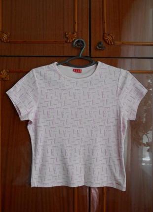 Elle фирменная котоновая футболка 100% котон