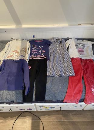 Брендовая одежда для девочки 4-5 лет (комплект, не секонд)