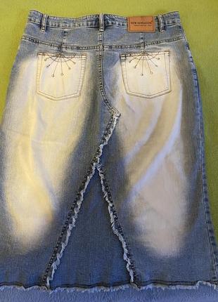 Джинсова юбка 2