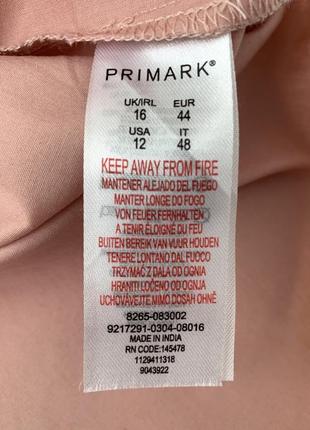 Хлопковая удлиненная рубашка primark zara massimo dutti свободного кроя оверсайз 100 % хлопок / коттон8 фото