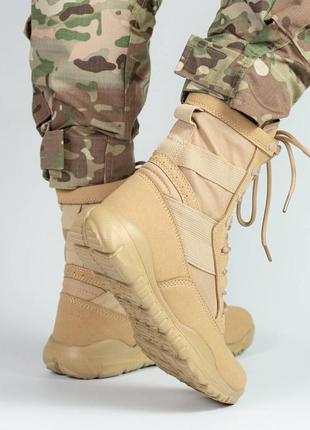 🔴 летние тактические берцы 🔴 высокие! военные ботинки койот берцы мужественные летние легкие легкие2 фото