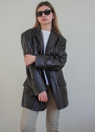 Пиджак кожаный, куртка. leather palace