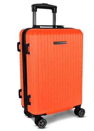 Дорожный чемодан swissbrand riga 2.0 (l) neon orange (swb_lhrig743l) см