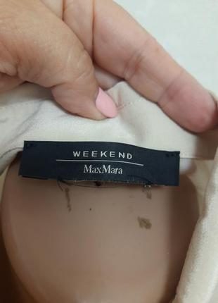 Maxmara блуза сорочка базова шовк жабо рюші6 фото