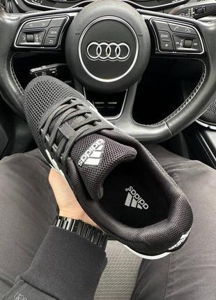 Мужские кроссовки adidas climacool black white2 фото