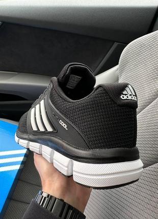 Мужские кроссовки adidas climacool black white9 фото