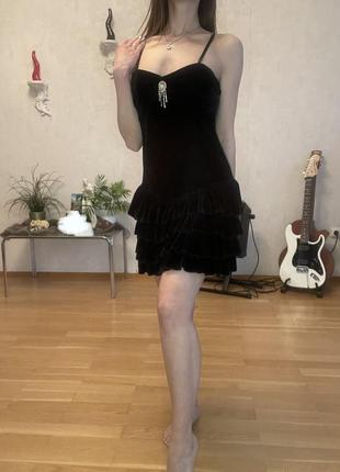 Коктейльное короткое платье2 фото
