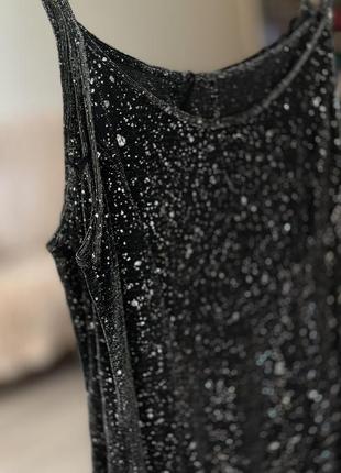 Туніка/плаття з камінцями сукня сітка ідеальний стан9 фото