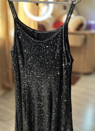 Туніка/плаття з камінцями сукня сітка ідеальний стан6 фото