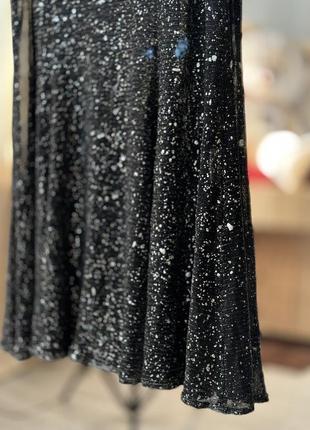 Туніка/плаття з камінцями сукня сітка ідеальний стан7 фото