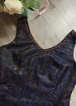 Красивое женское платье из фактурной ткани р.48/50 сарафан6 фото