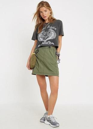 #розвантажуюсь urban outfitters юбка цвета хаки - xs, новая