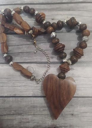 Ожерелье дерево винтаж