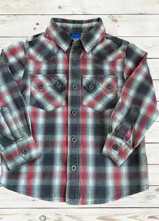 Сорочка для хлопчика в клітинку