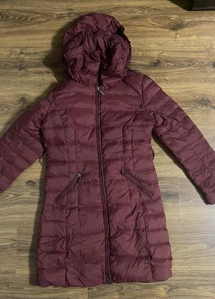 Пуховое пальто от benetton