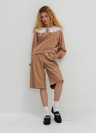 Супер -кюлоти з еко-шкіри.